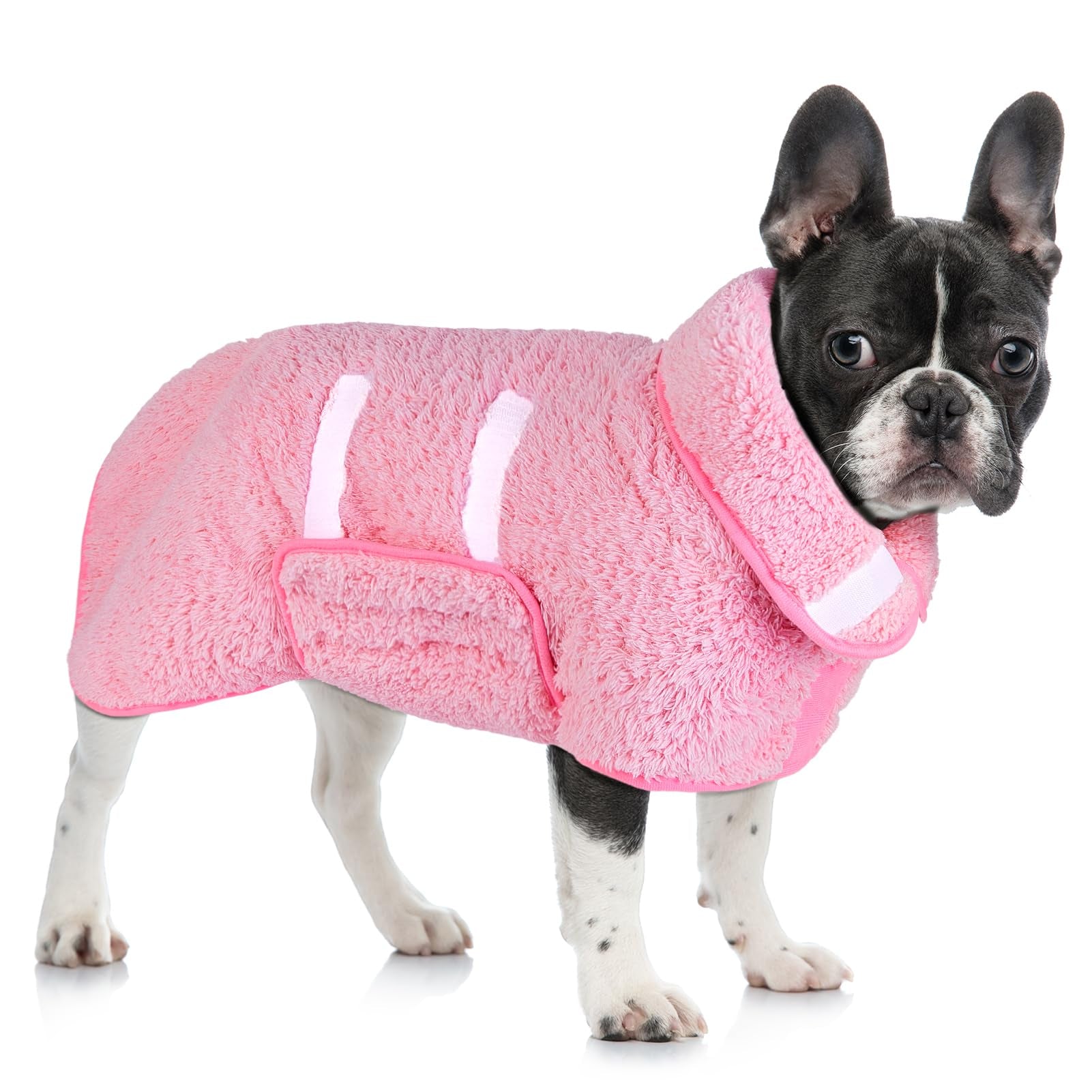 Dog Bathrobe Super Absorbent Dog Towels for Drying Dogs Large Quick Drying Dog Robes for after Bath Soft Dog Drying Towel Adjust
