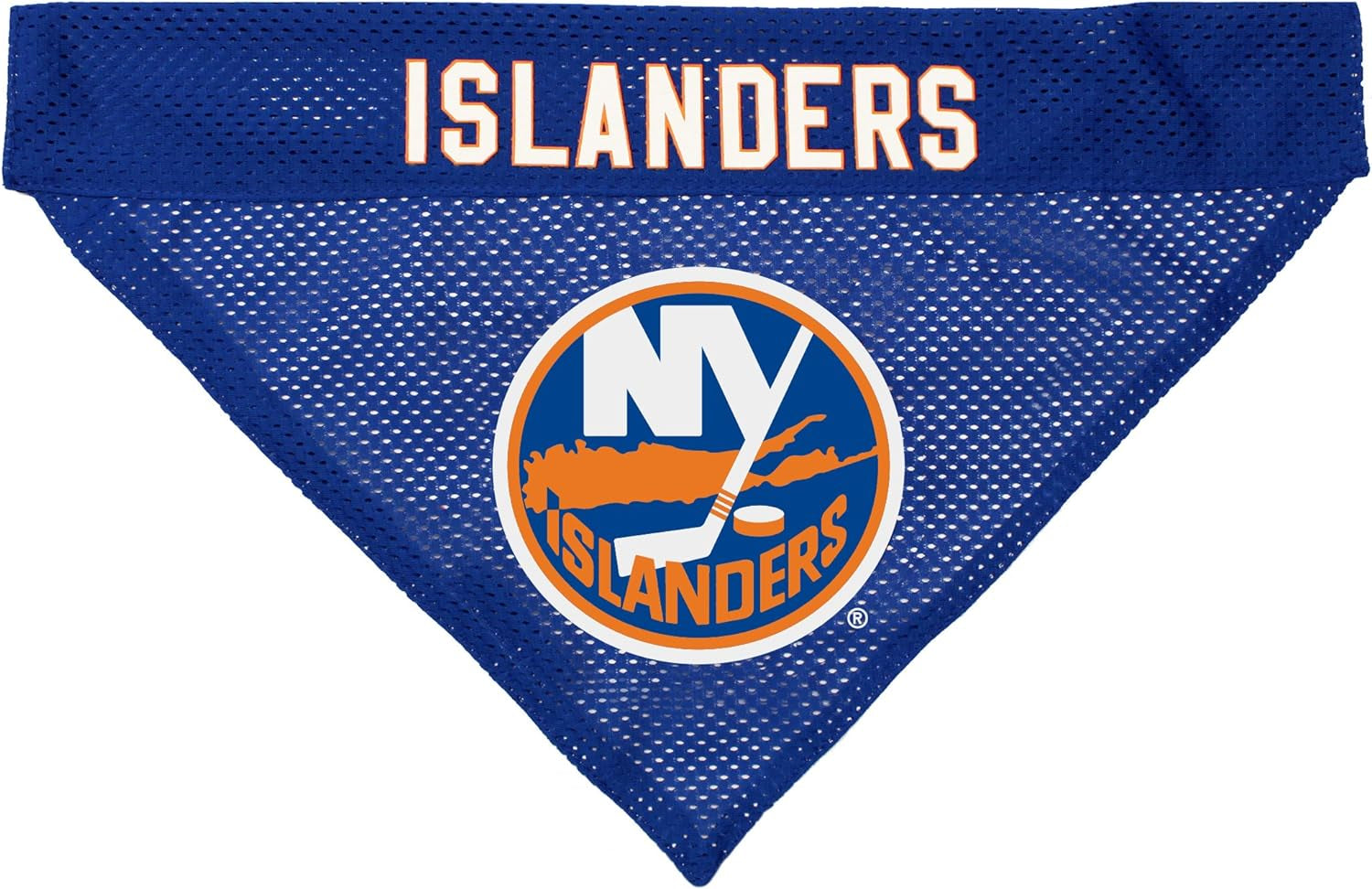 NHL NEW YORK ISLANDERS BANDANA for DOGS & CATS, Small/Medium. - Cute & Stylish Bandana! the Perfect HOCKEY FAN Scarf Bandana, Great for Birthdays or Any Party!